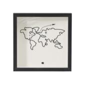 演唱会门票储存框旅游门票机票记忆相框存钱罐地图框时光碎片相框