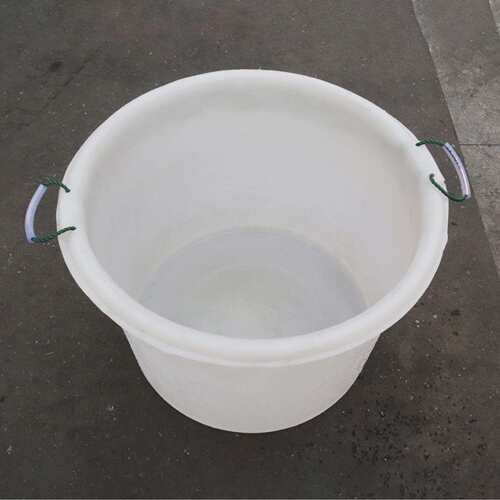 100升矮款加厚塑料圆桶100L家用鱼桶虾养殖桶耐酸碱牛筋大口水桶