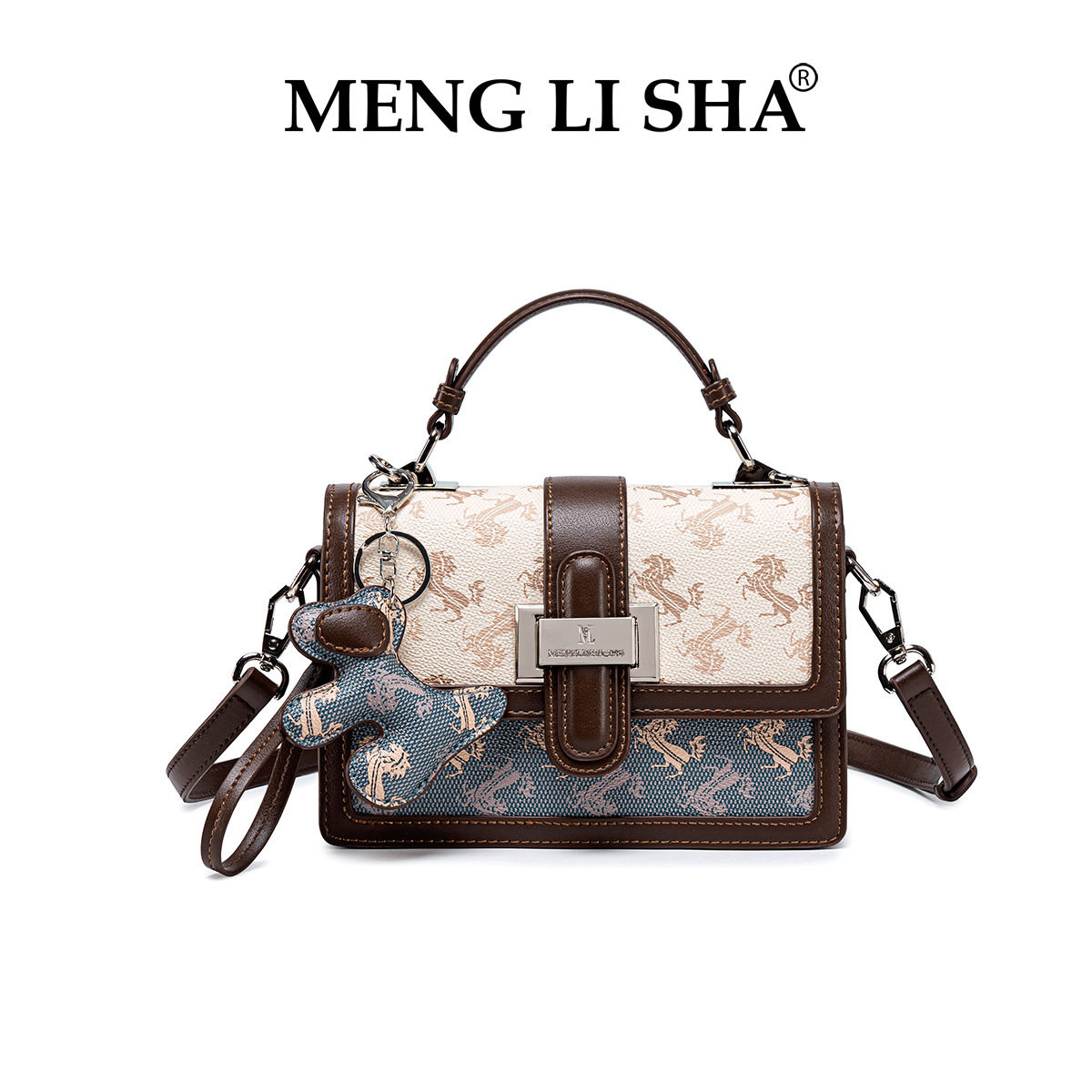 2025新款小众设计高级质感单肩斜挎小方包女潮通勤百搭简约手提包