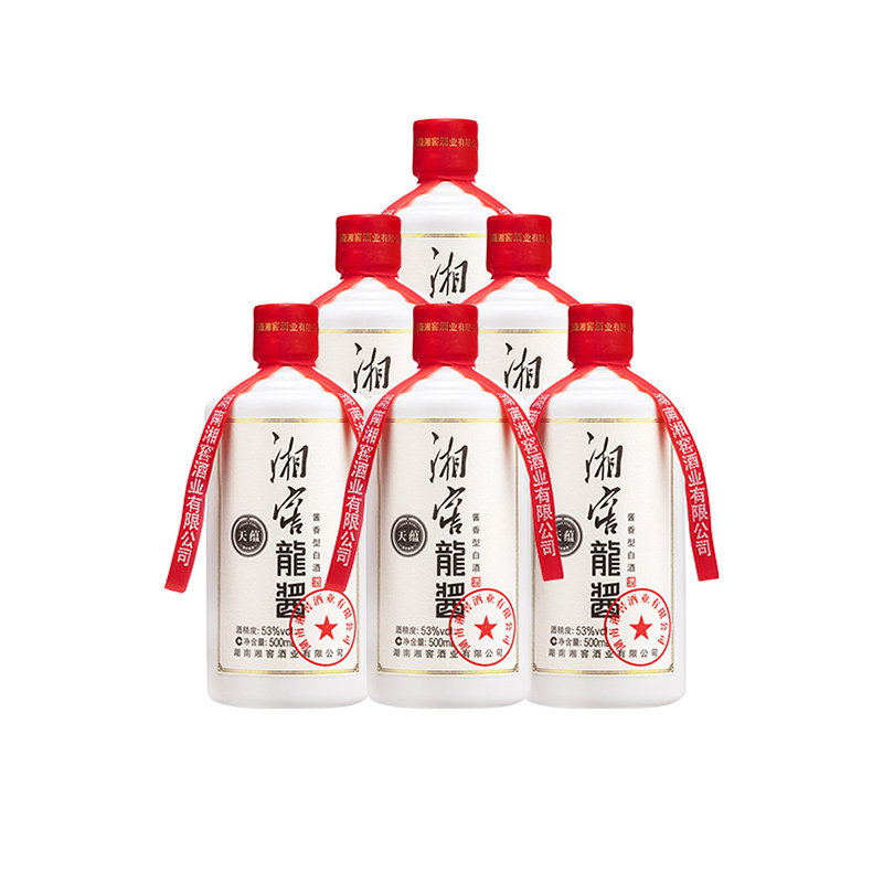 湘窖龙酱天蕴53度酱香型白酒500ml*6瓶高端酱酒礼赠佳品正品保真