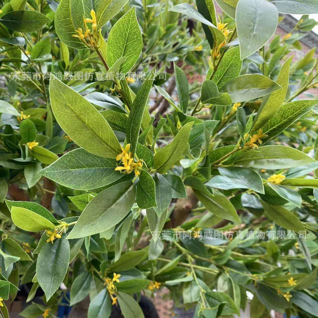 仿真桂花树大型仿真花树仿真绿植盆景树酒店商场客厅别墅造景摆件