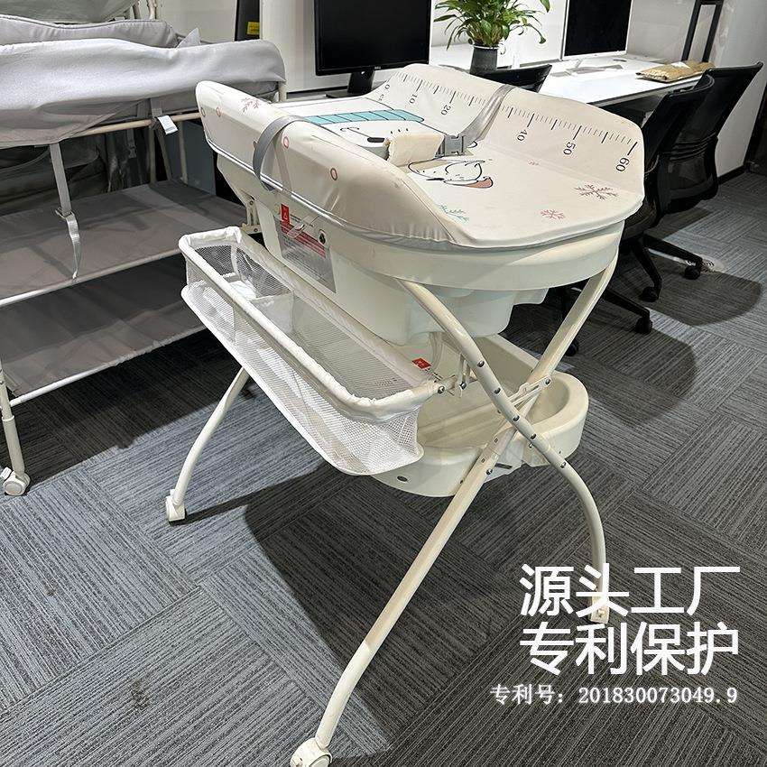 婴儿洗护一体尿布台宝宝浴盆新生儿换尿不湿可折叠抚触洗澡护理台