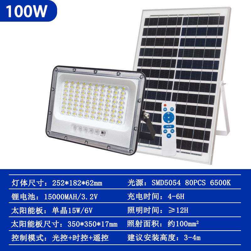 led太阳能投光灯户外庭院灯家用照明超亮防水光控感应壁灯高亮度