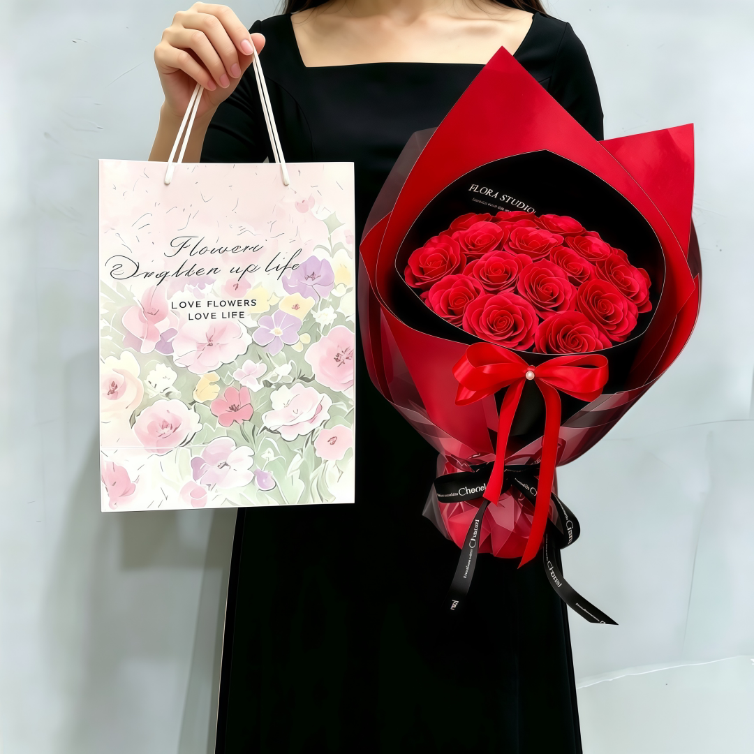 永生花香皂花束七夕情人节礼物