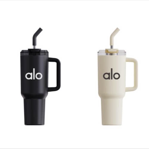 【alo大容量吸管杯户外露营上班潮流杯子】A10019