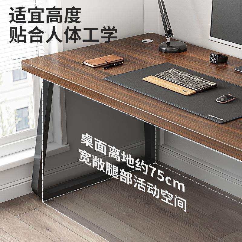 简约现代简易办公室办公桌椅组合职员单人家用学生书桌台式电脑桌