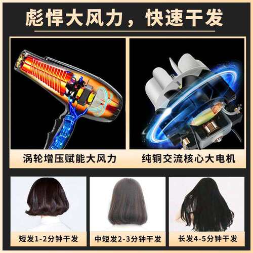 优士电吹风机家用大功率不伤发理发店发型师发廊专用护发速干风筒