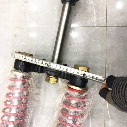 电动封闭车前叉 33管液压外簧棚车前叉 液压棚车减震前叉棚车配件