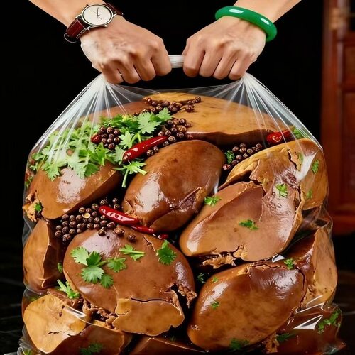 五香猪肝250g*2袋即食熟食开袋卤味全熟小包装下酒菜新鲜真空批发