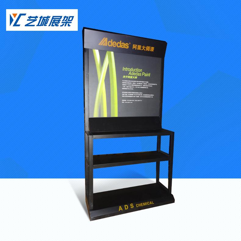 五金涂料货架 油漆货架 仓储中型货架 机油展示架 厂家展架制做