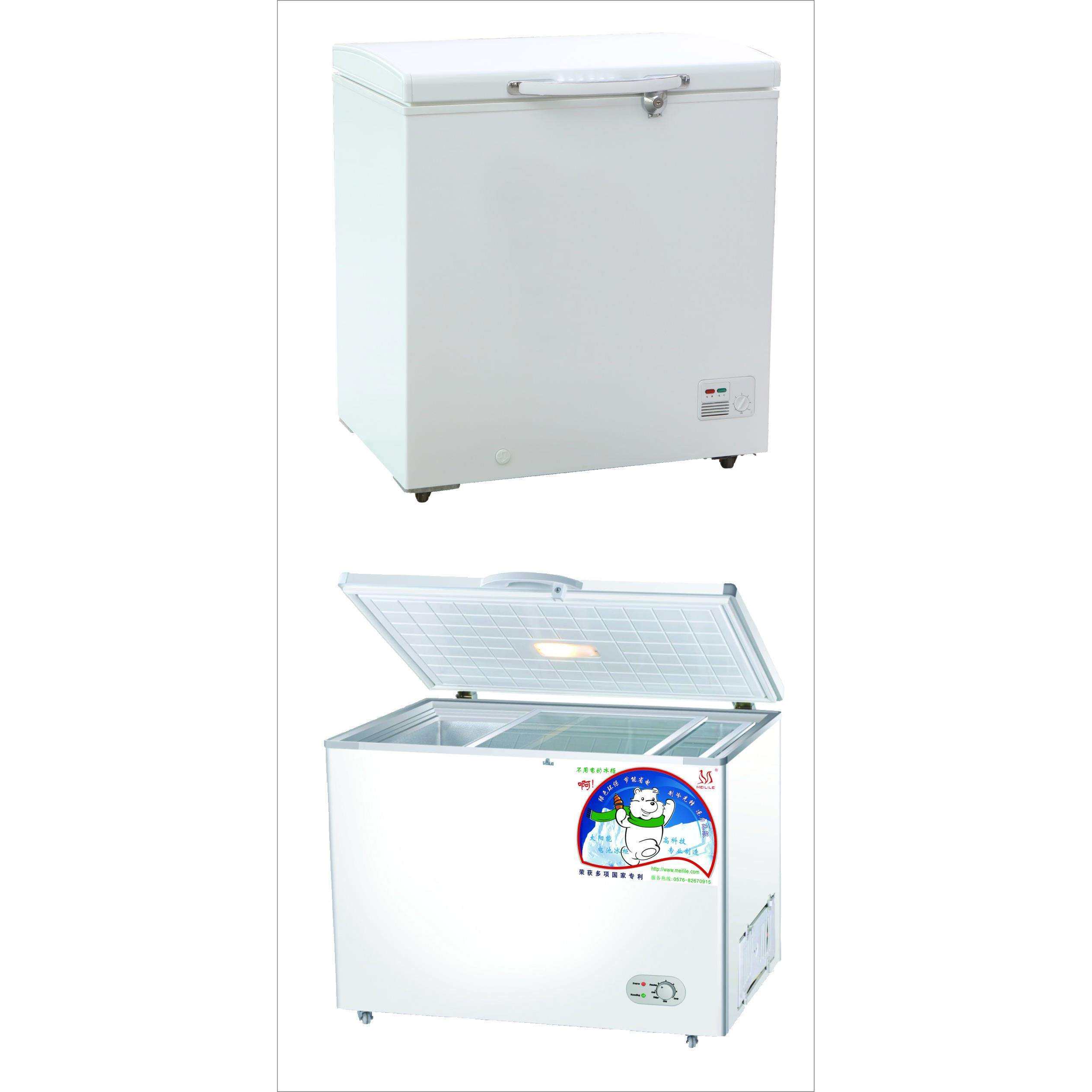 美利乐365升太阳能直流车载压缩机冰箱车载冰柜BD-365家用商用