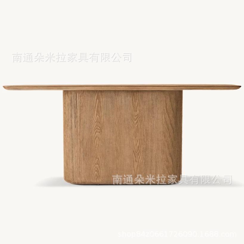 RH美式乡村实木玄关桌法式复古条几柜入户玄关走廊简约装饰门厅桌图片