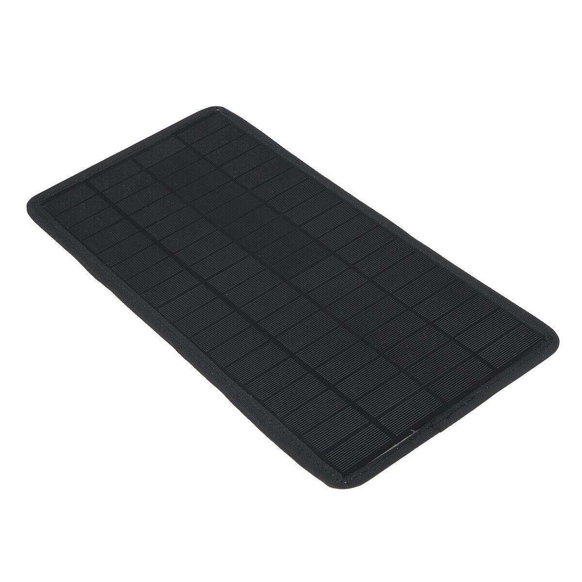 多晶18V 10W太阳能电池板 便携式汽车船动力电池充电器 控制器