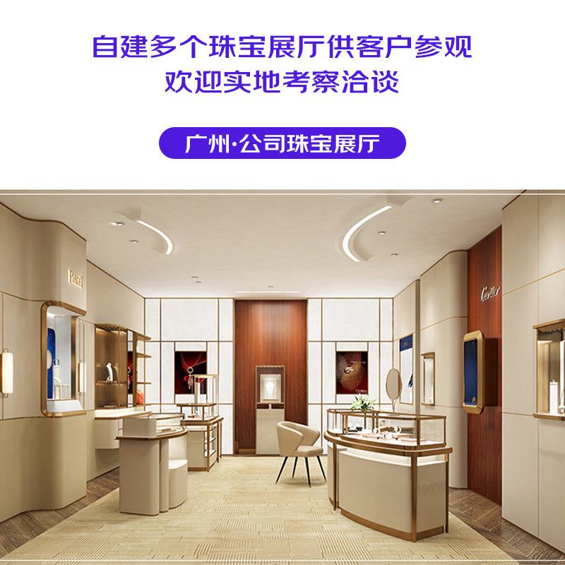 珠宝陈列展柜玻璃不锈钢中岛带灯商场珠宝店展示柜柜台货柜