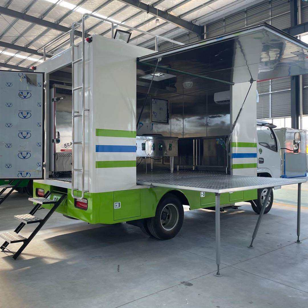 东风多利卡流动餐车 炊事车电动餐车 餐饮车 流动美食车 移动餐车