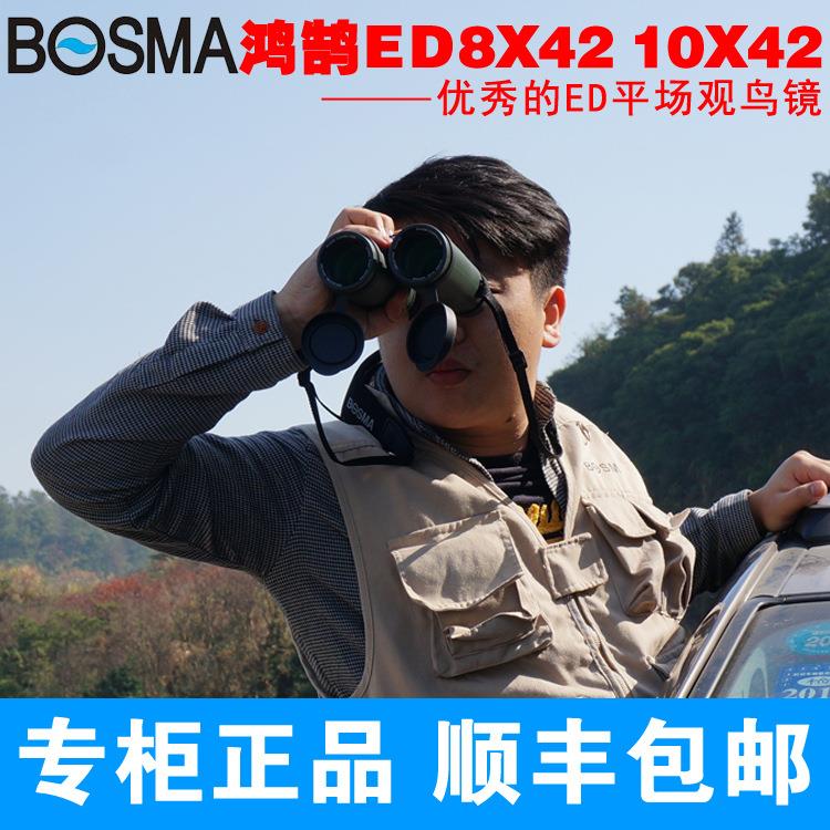 博冠望远镜BOSMA鸿鹄8x42ED双筒望远镜 平场镜 ED镜 高清HD