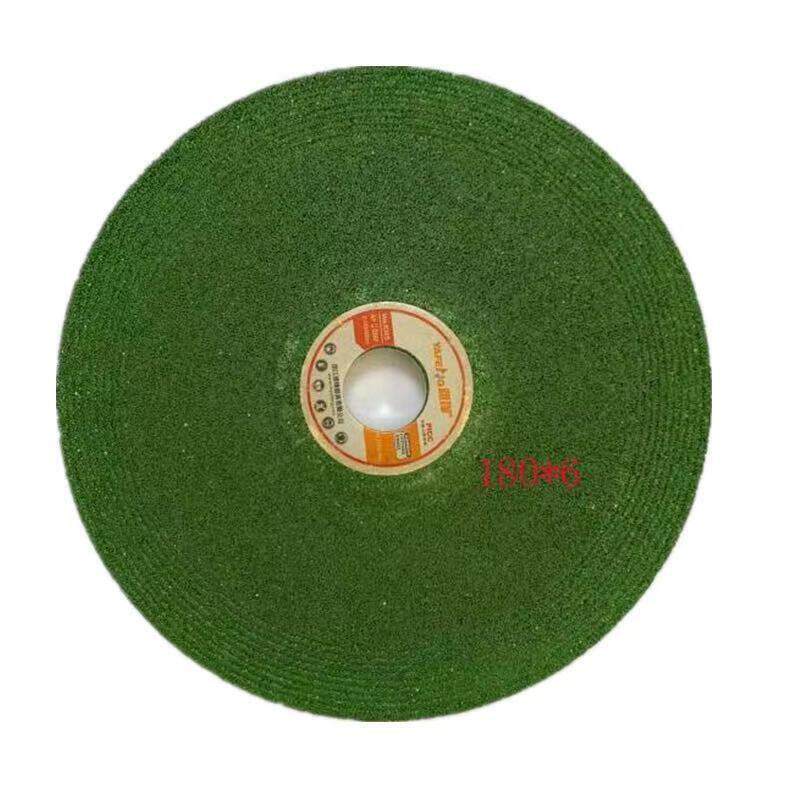 雅锋牌150*6*22不锈钢角磨片树脂砂轮片磨光片 打磨片 绿色切割片