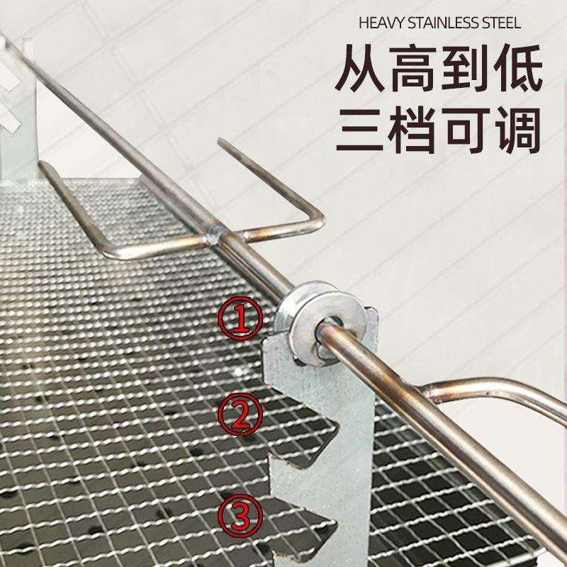 户外羊肉串折叠烤肉羊排烧烤架子商用加厚架鸡兔碳烤炉烤羊腿炉子