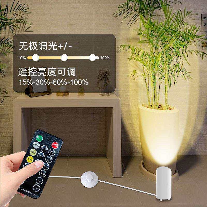 5W室内射灯三色温灯光植物照明聚光灯壁画投光灯艺术品装饰灯