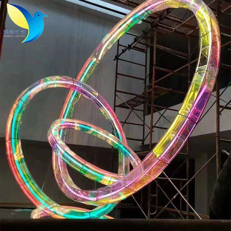 七彩艺术灯具商场酒店大堂装饰彩色吊顶灯KTV吧台亚克力LED艺术灯