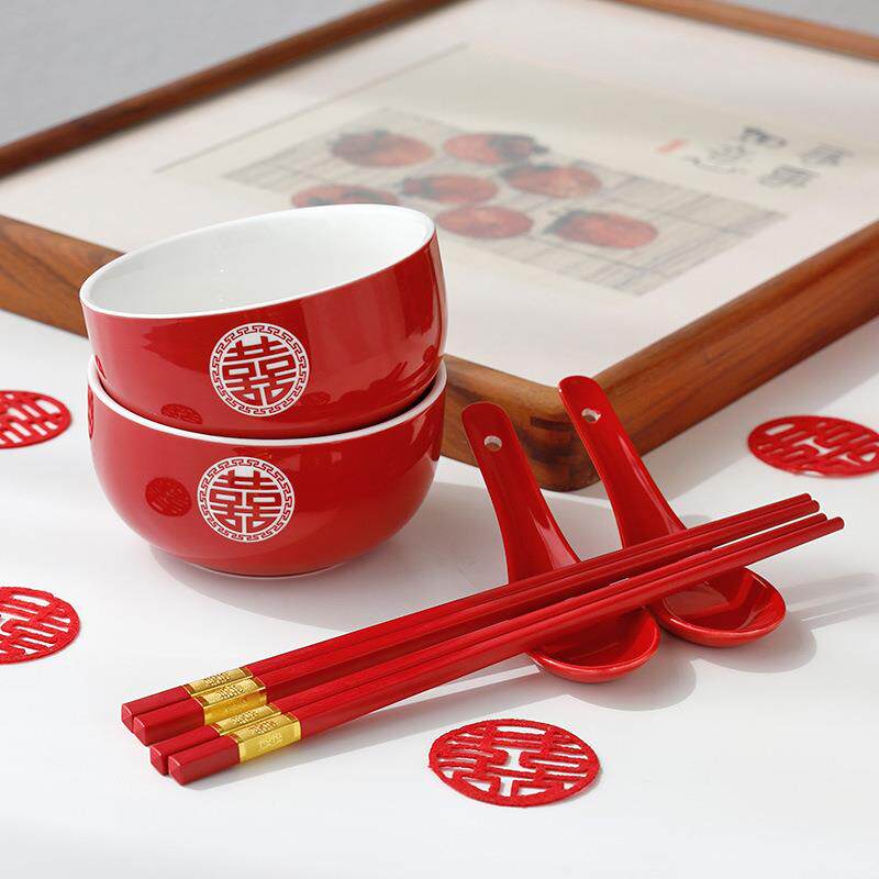 结婚用品大全女方陪嫁婚庆洗漱杯咖啡杯敬茶套装实用新娘嫁妆物品