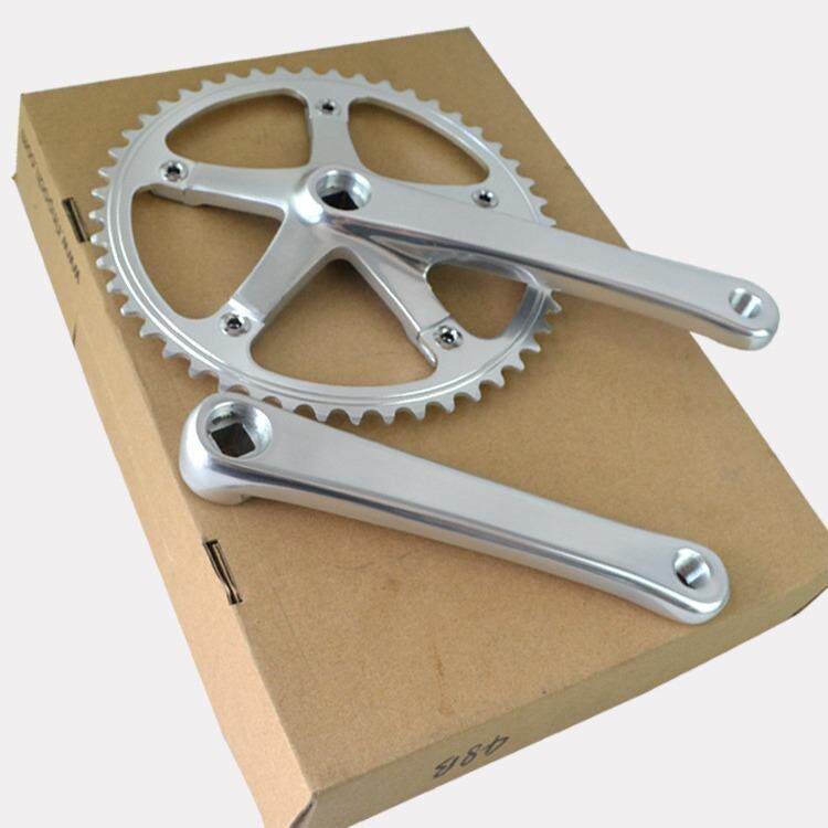 死飞412折叠自行车牙盘BCD144CNC盘片复古竞速49T曲柄牙盘齿盘片