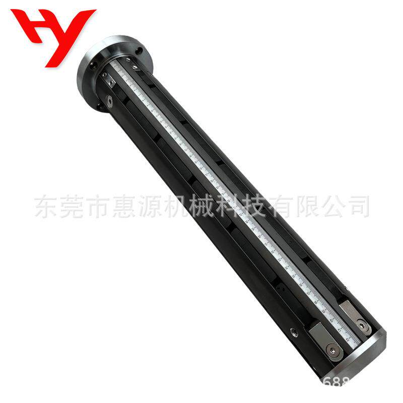 通键带滚轮胶条气涨轴 3英寸铝合金材质复卷机分切机气涨轴厂家