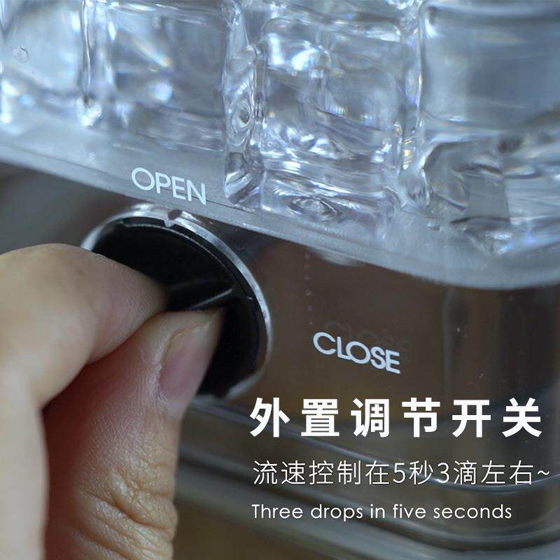 简约方形冰滴咖啡壶滴漏式冷萃壶家用小型咖啡滴滤式冰酿壶冰滴壶