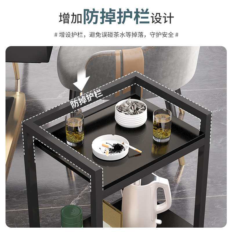 简易茶几茶水架双层小边几茶楼棋牌室打牌专用置物架多功能茶水桌