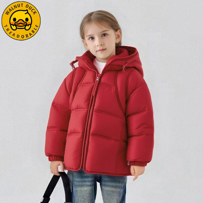 甜甜圈虹虹Tia-小黄鸭冬装儿童羽绒服新款连帽外套XT892