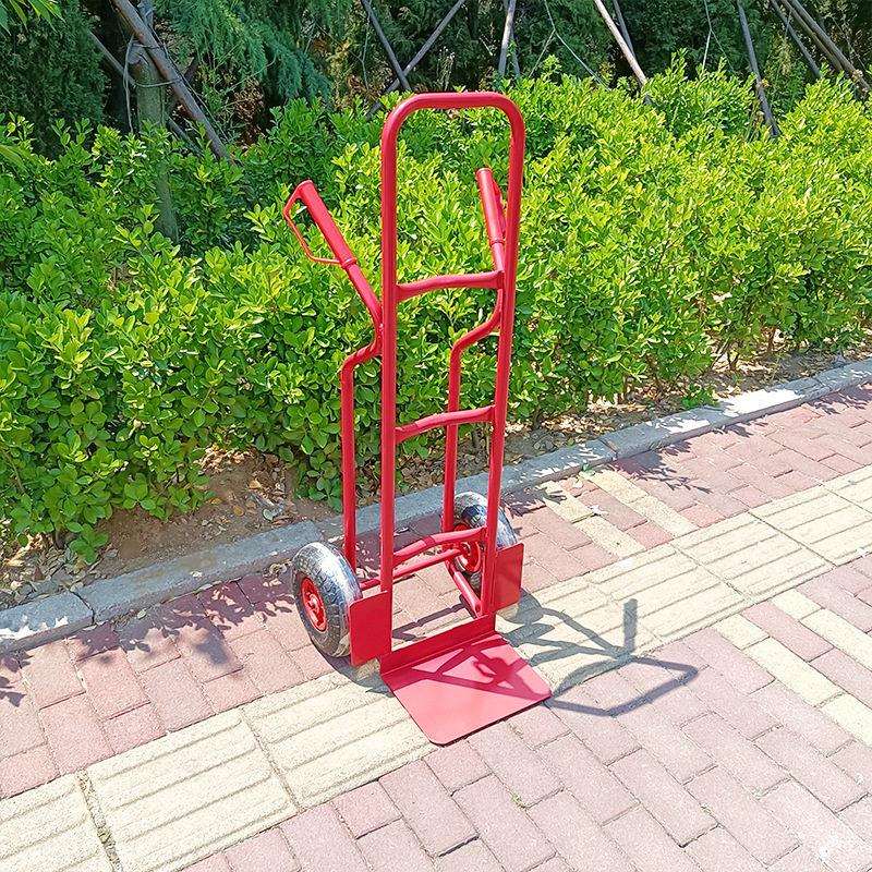 胶州工厂手推货仓车HT2500ac两轮搬运车载重王拖车手拉车搬货