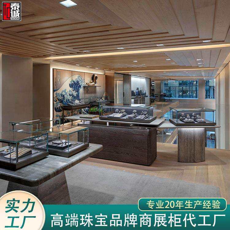 珠宝展柜制作桌面饰品展示柜柜台透明玻璃罩商场金银首饰货架子