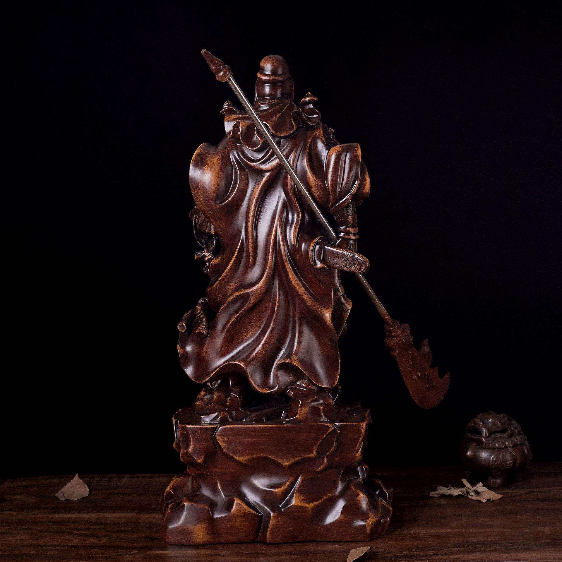 树脂工艺品 中式玄关家居关公财神像摆件 招财桌面摆件