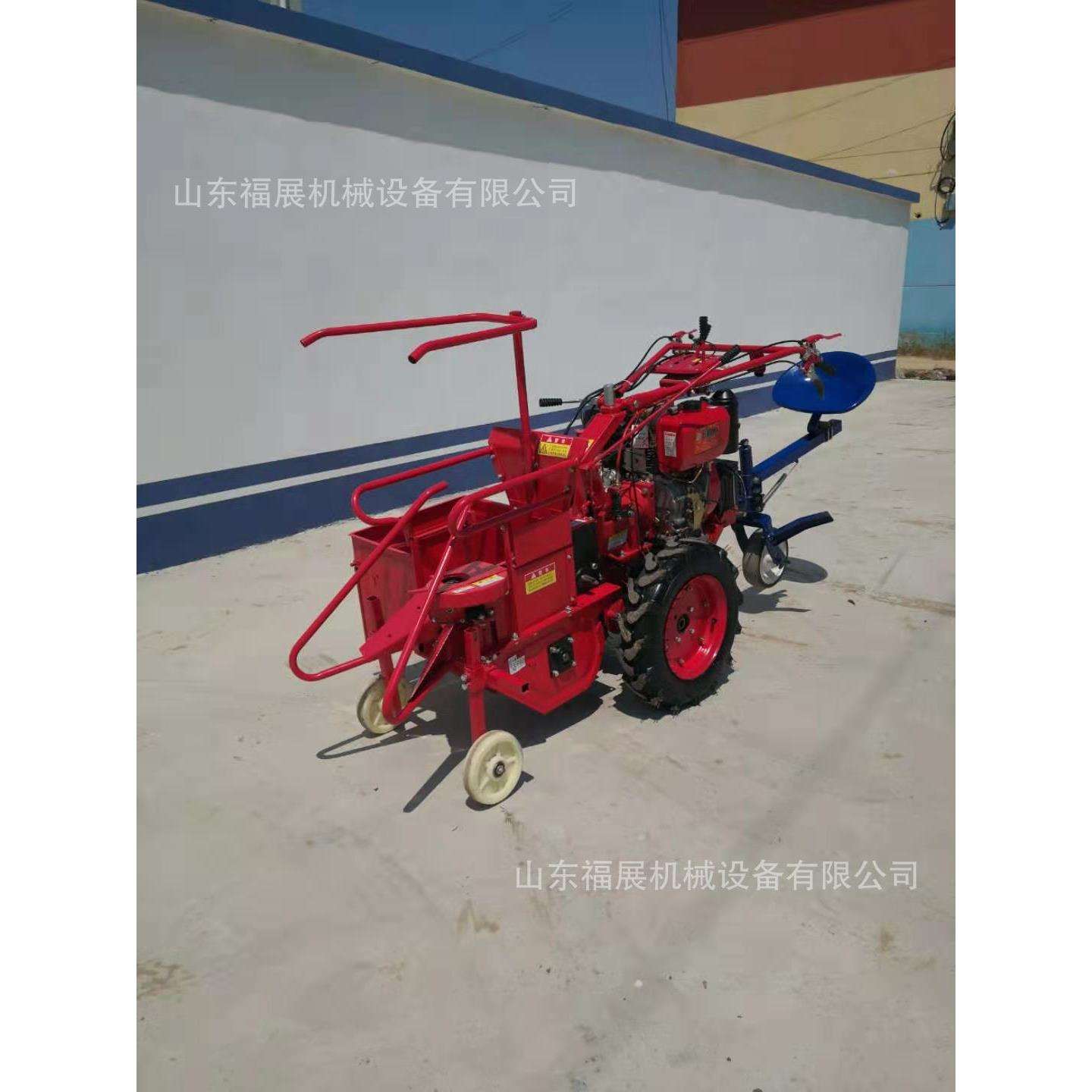 山坡地小型玉米收获机多功能秸秆粉碎一体机新款