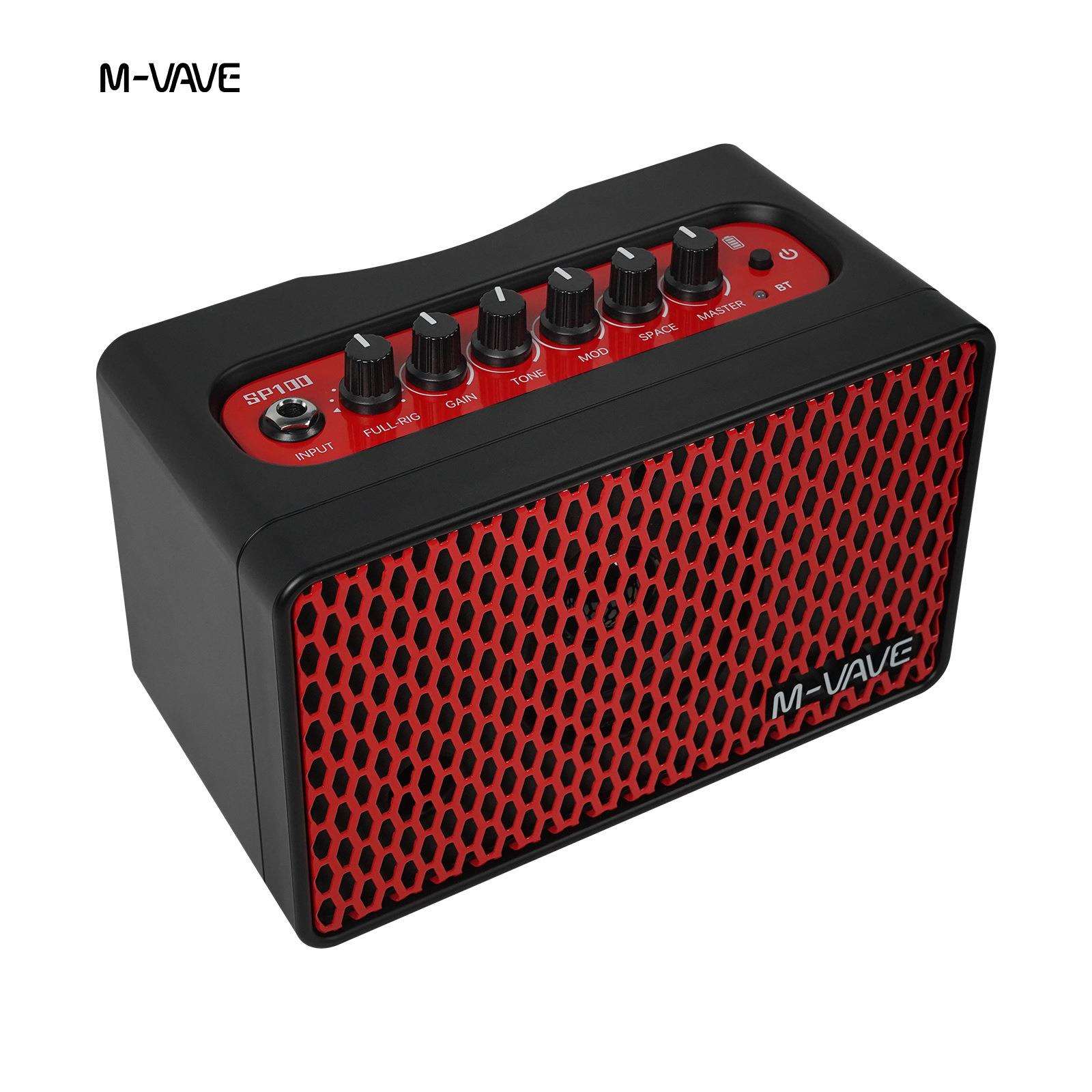 M-VAVE 10W电吉他音箱内置箱头箱体模拟效果户外演出便携小音箱