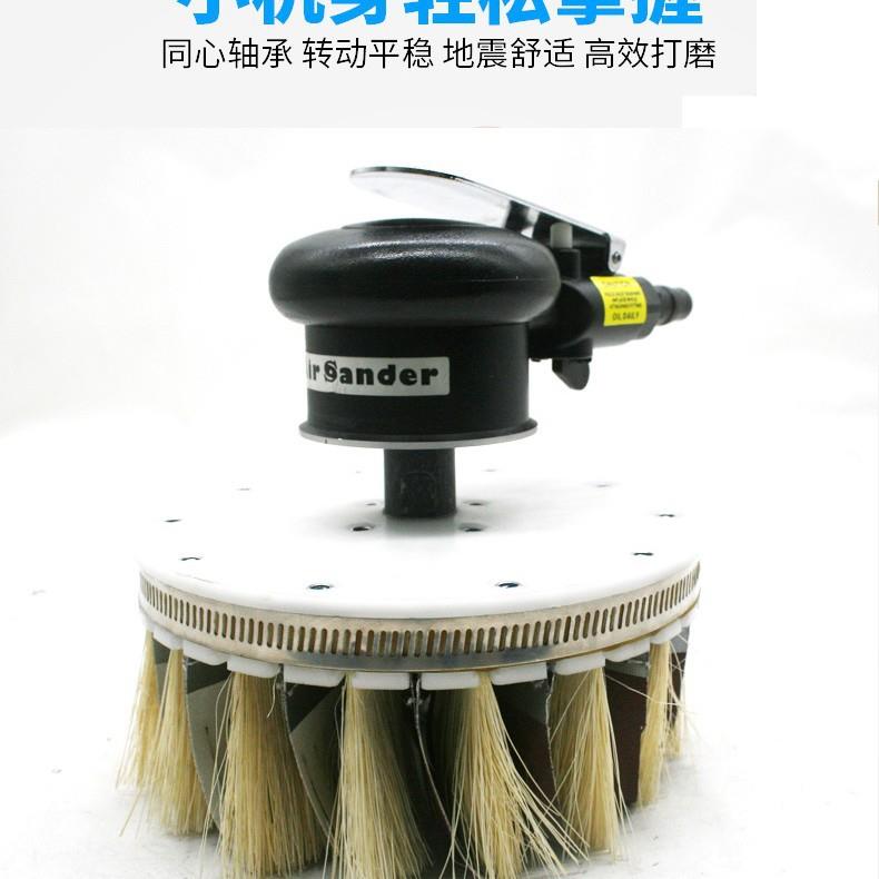 速豹C150气动异形打磨机 砂光机柜门抛光机木工盘刷 剑麻砂布刷盘