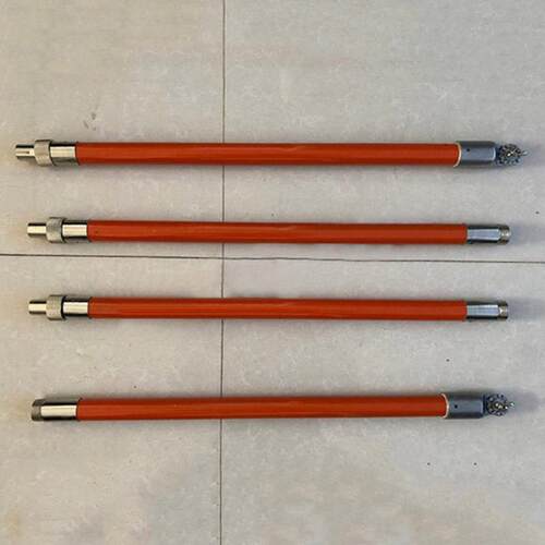 带电作业绝缘梅花头操作杆2.5米长柄绝缘棒梅花形工具操作棒