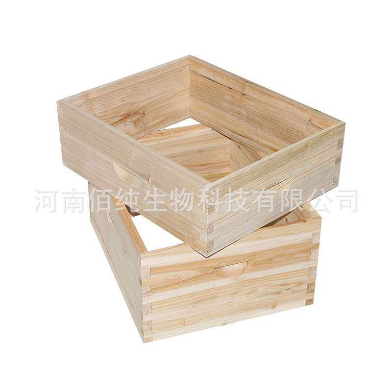 蜜蜂箱 朗式十框双层蜜蜂蜂箱 杉木意蜂中蜂标准蜂箱