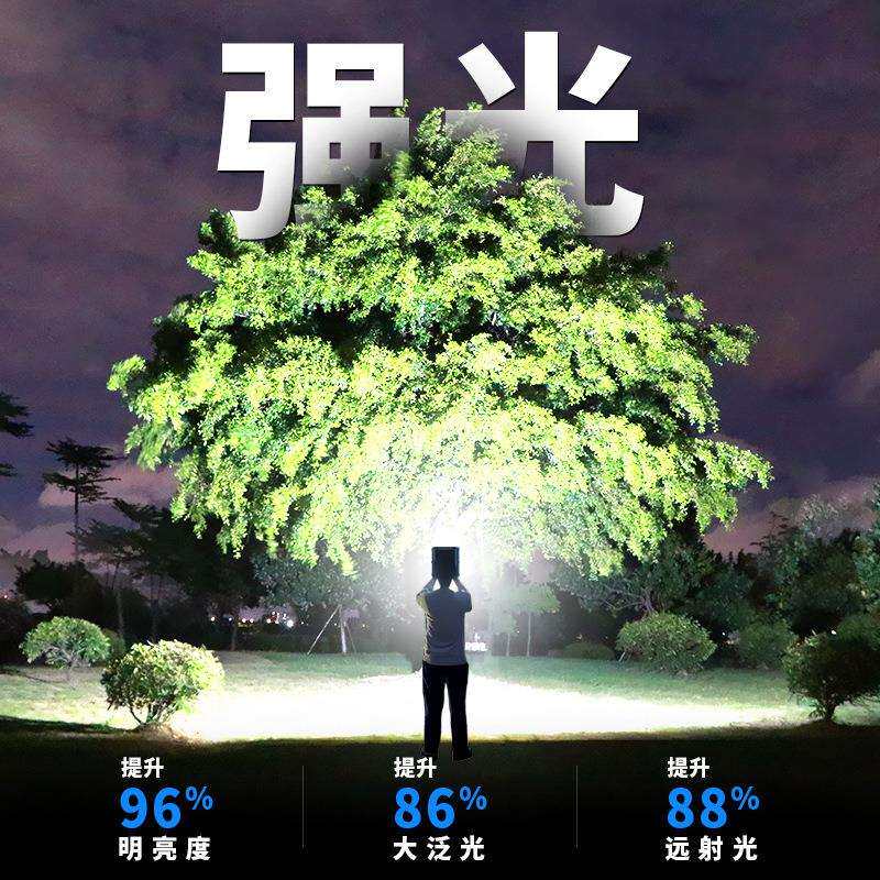 户外庭院高亮防水5色可调便携式移动应急分体太阳能双充电投光灯