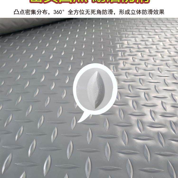 加厚牛筋防滑垫PVC塑料地毯仓库车间整铺/厨房地板垫商用防水防潮