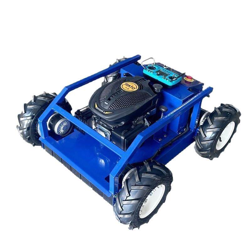 源头厂家遥控割草机 Robotic Lawnmower ZY600履带式农用除草机