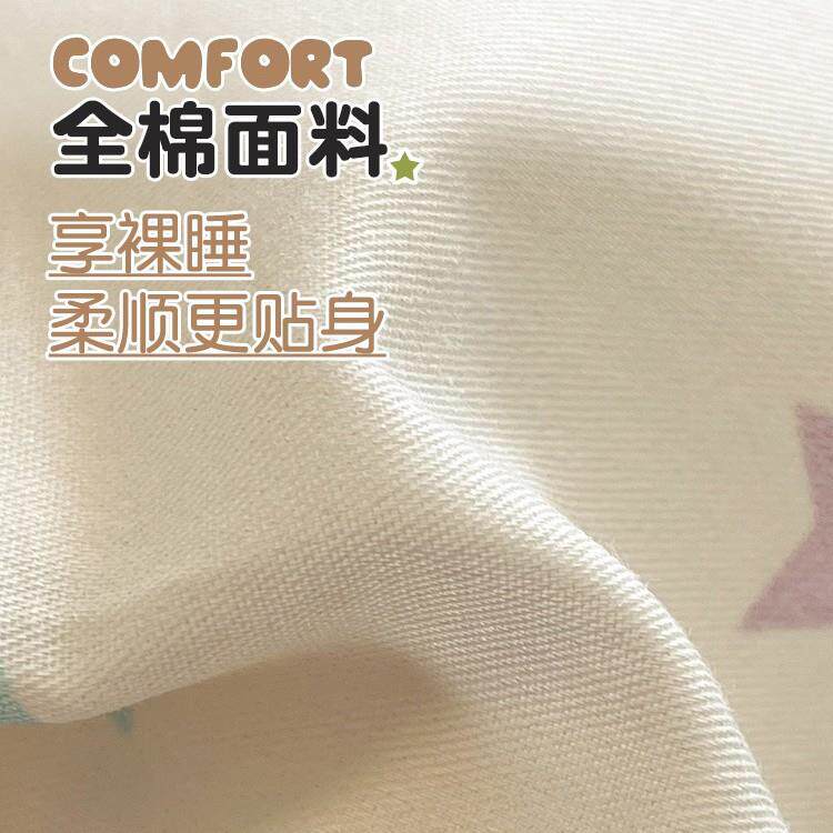 可爱儿童纯棉床笠罩床罩2025新款床套100全棉床垫保护罩隔脏床单