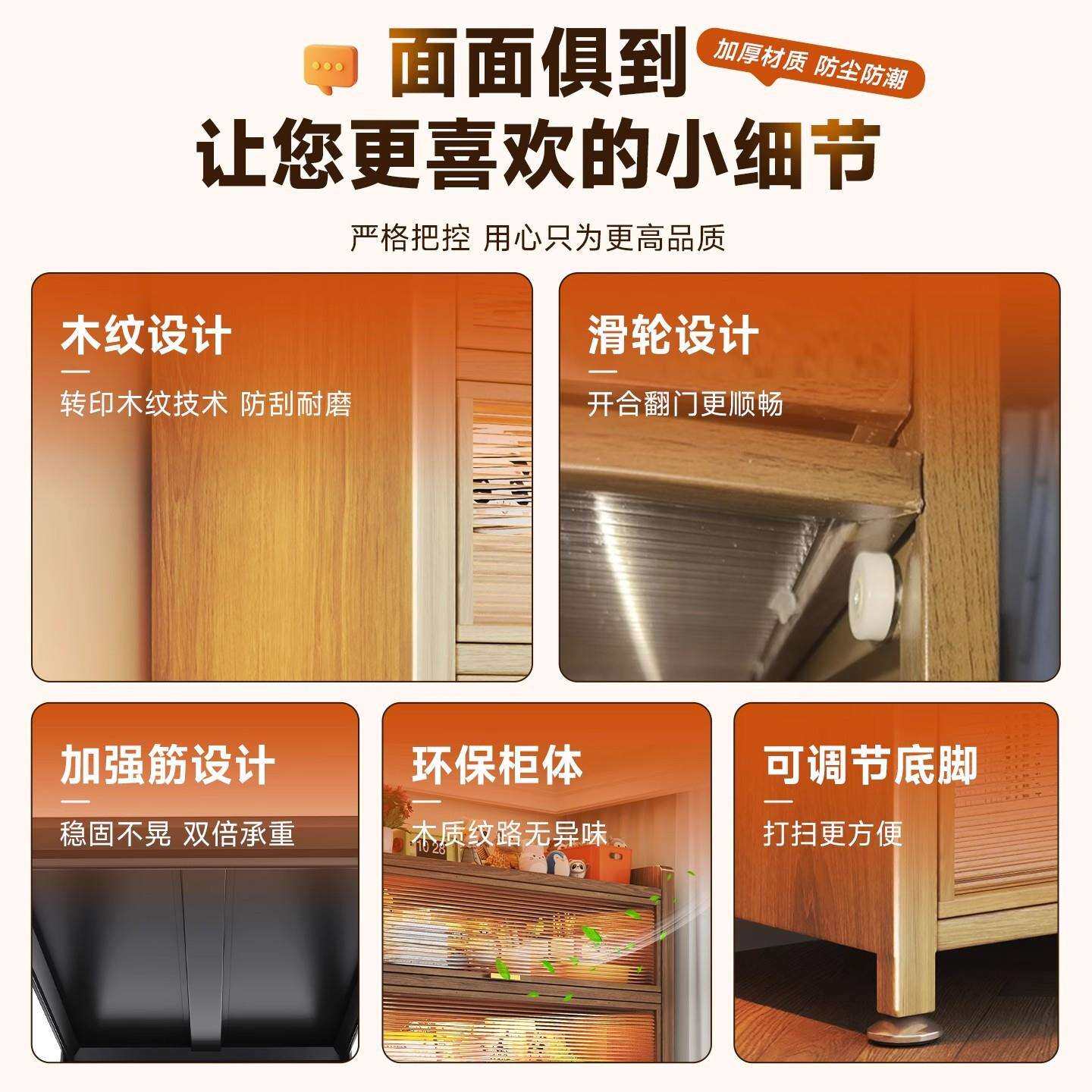 钢制书柜带门防尘胡桃木纹儿童书架收纳储物柜一体靠墙落地置物架