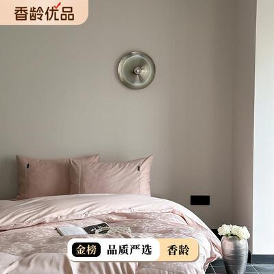 春夏提花驼玉色A类长绒棉1.8床上四件套100支合股纯棉2米被套床单