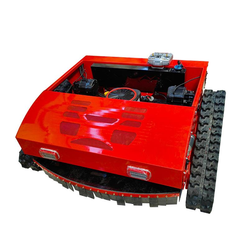 智能遥控农用荒地除草机 小型多功能汽油果园打草机 无人割草机
