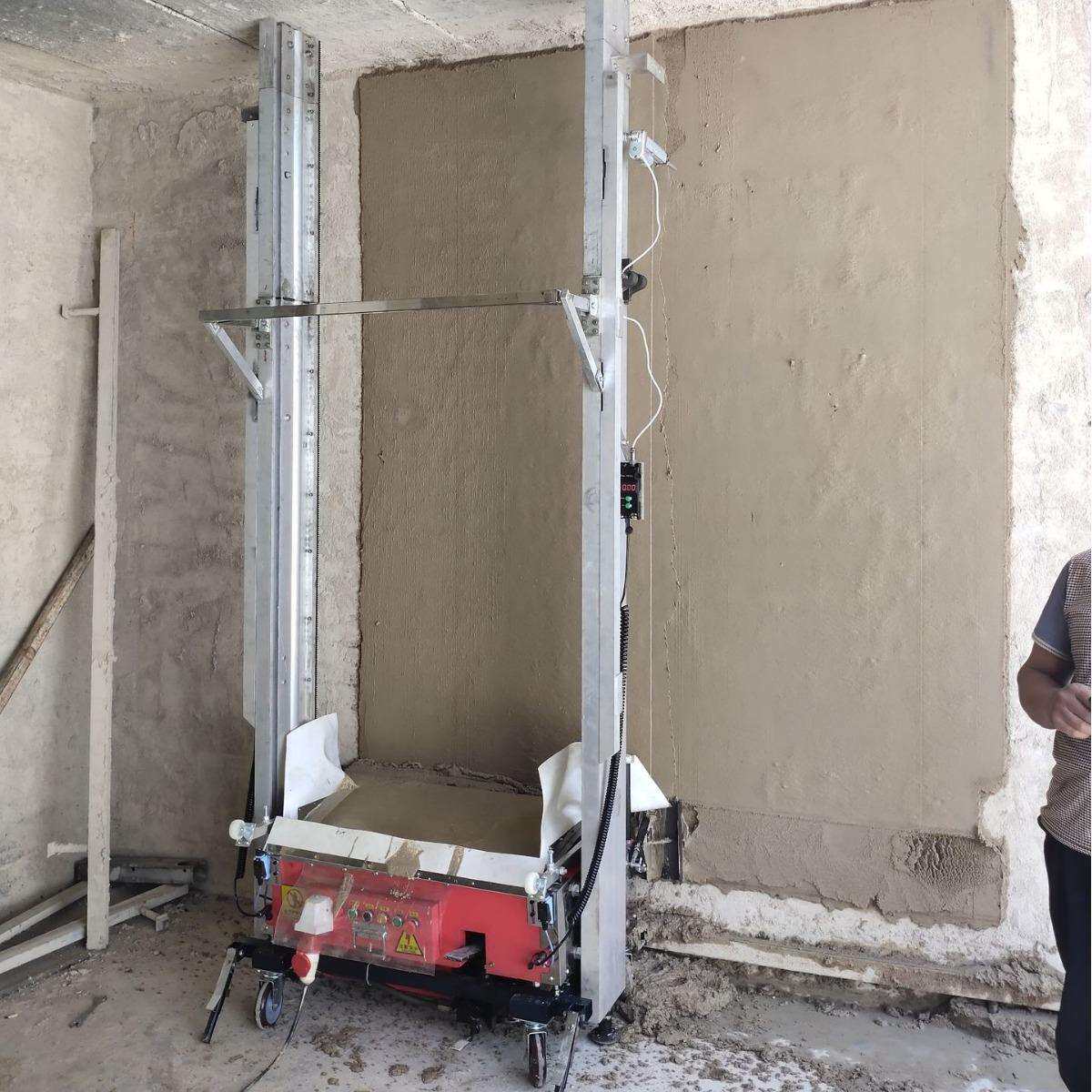 家用装修全自动粉墙机 建筑工程混凝土抹墙机 腻子粉刮墙机