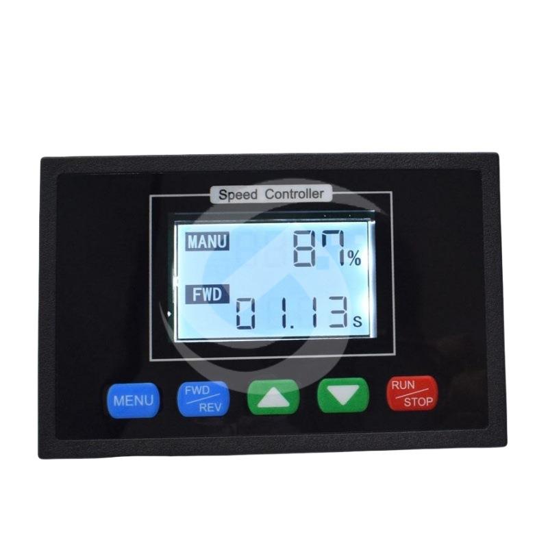 全自动直流电机调速器 定时正反转 手动自动双模 转速表 12V24V36