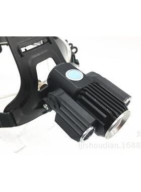 XML-T6自行车车灯探洞夜骑头灯T6强光夜灯 伸缩调焦 180度旋转