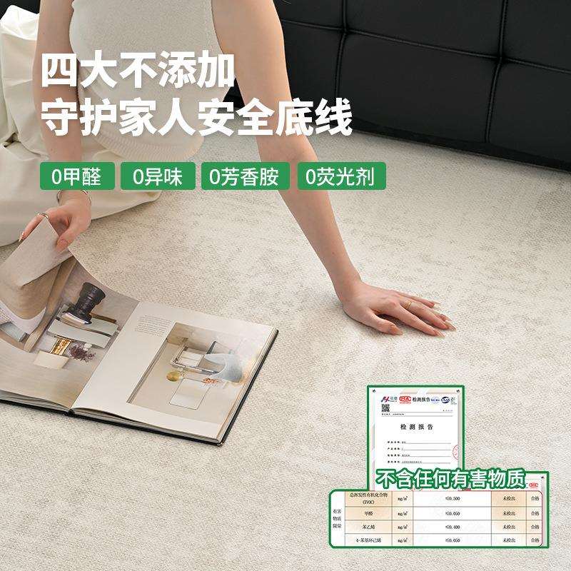 可拆洗地毯客厅卧室现代简奢防水防污双层可机洗隔音茶几地垫家用