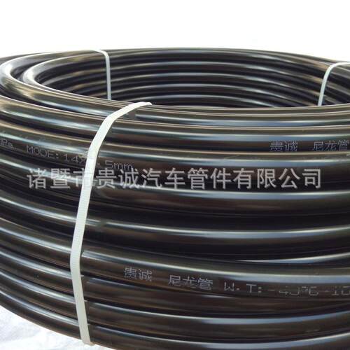 尼龙气管14x1.5mm亚太管，货车刹车气管，耐高压耐磨黑色气管